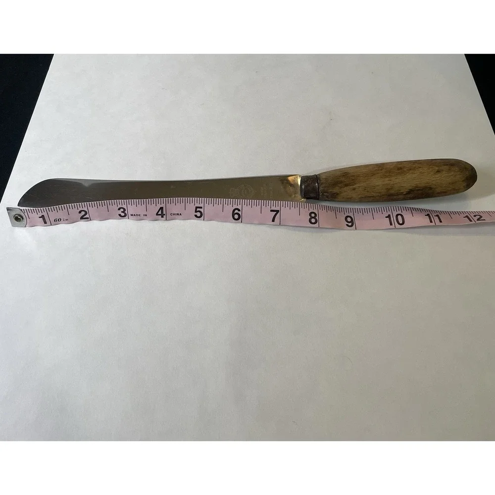 Antique Viners of Sheffield England Super Stainless Serrated‎ Knife Wood Handle